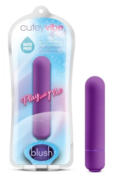 Cutey Vibe 10 Speed Bullet Purple Play With Me Vibrators Cutey Vibe 10 Speed Bullet Purple Play With Me Vibrators