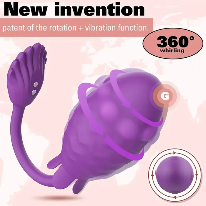OOTYEMO Female Sex Toys Gspot Rotating Massage Beads Vibrator
