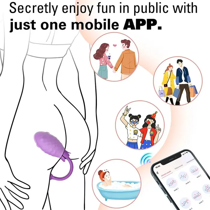 OOTYEMO Female Sex Toys Gspot Rotating Massage Beads Vibrator