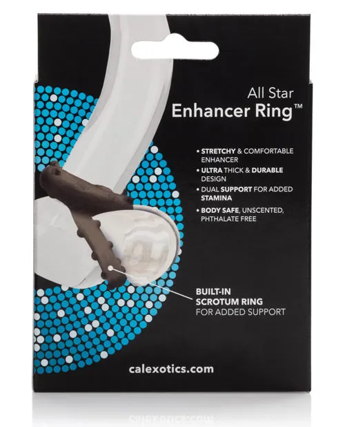 All Star Enhancer Ring Smoke California Exotic Novelties Male Sex Toys