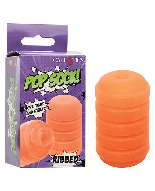 Male Sex Toys California Exotic Novelties Pop Sock Ribbed Masturbator