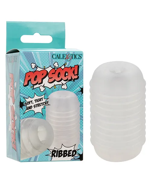 Male Sex Toys California Exotic Novelties Pop Sock Ribbed Masturbator