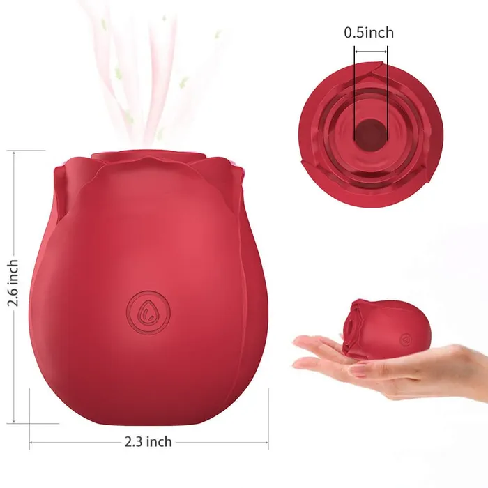 Onion Toy Vibrators Rose Shape Vagina G Spot Sucking Stimulation Vibrator Onion Toy Vibrators Rose Shape Vagina G Spot Sucking Stimulation Vibrator