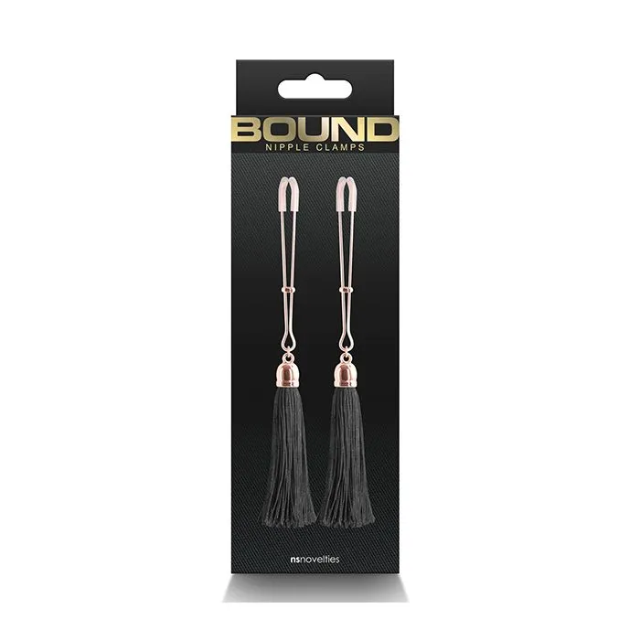 Nipple Clitoral Toys NS Novelties Bound T1 Nipple Clamps
