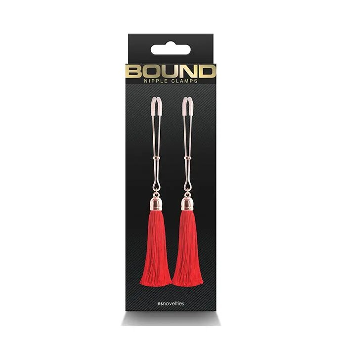 Nipple Clitoral Toys NS Novelties Bound T1 Nipple Clamps