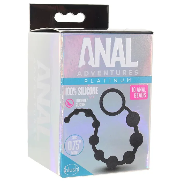 Anal pink cherry Blush Anal Adventures Platinum Silicone Anal Beads