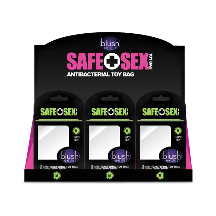 Blush Couples Safe Sex Antibacterial Toy Bag Med 24Dp