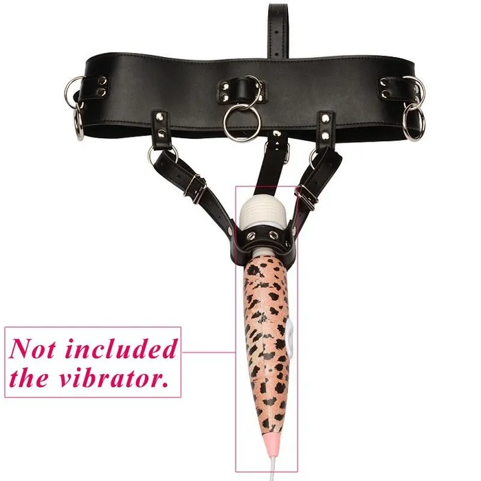Chastity Toys Forced Orgasm Belt Vibrator Holder Dildo Chastity Bondage House of Dasein Female Sex Toys