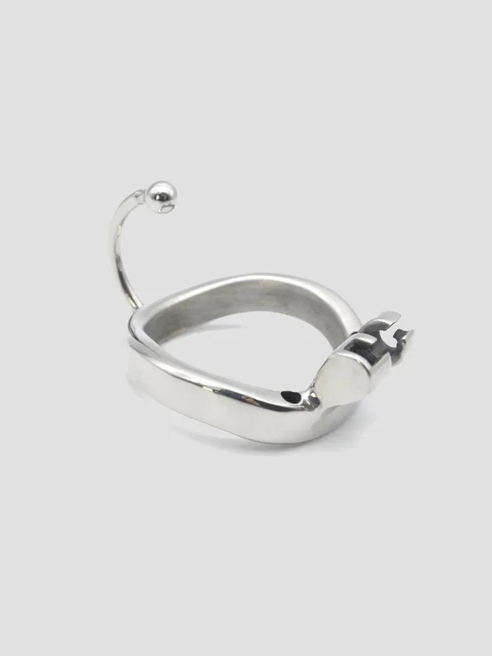 Male Sex Toys Arc Ring With Ball Divider CHASTITY CAGE CO