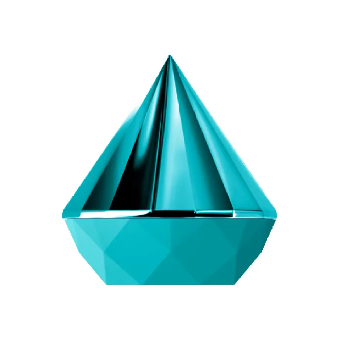 NS Novelties Sugar Pop Jewel Air Pulsation Clitoral Stimulator Teal Vibrators