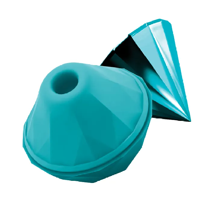 NS Novelties Sugar Pop Jewel Air Pulsation Clitoral Stimulator Teal Vibrators