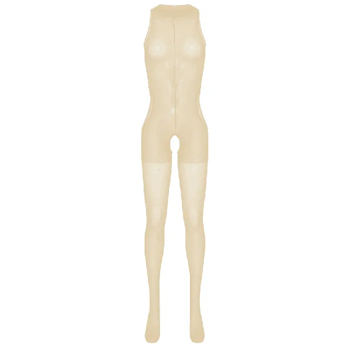 EVEs SECRETS Bodystockings Playsuits Womens Stretchy Bodystocking SeeThrough Sleeveless Bodysuit