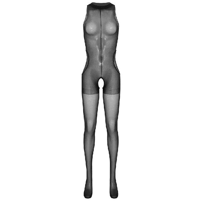 EVEs SECRETS Bodystockings Playsuits Womens Stretchy Bodystocking SeeThrough Sleeveless Bodysuit
