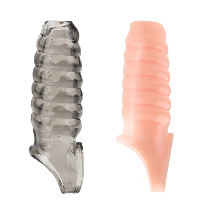 EVEs SECRETS Male Sex Toys Male Penis Extenders in TransparentBlack and Natural Colors Mens Elastic Cock Sleeves