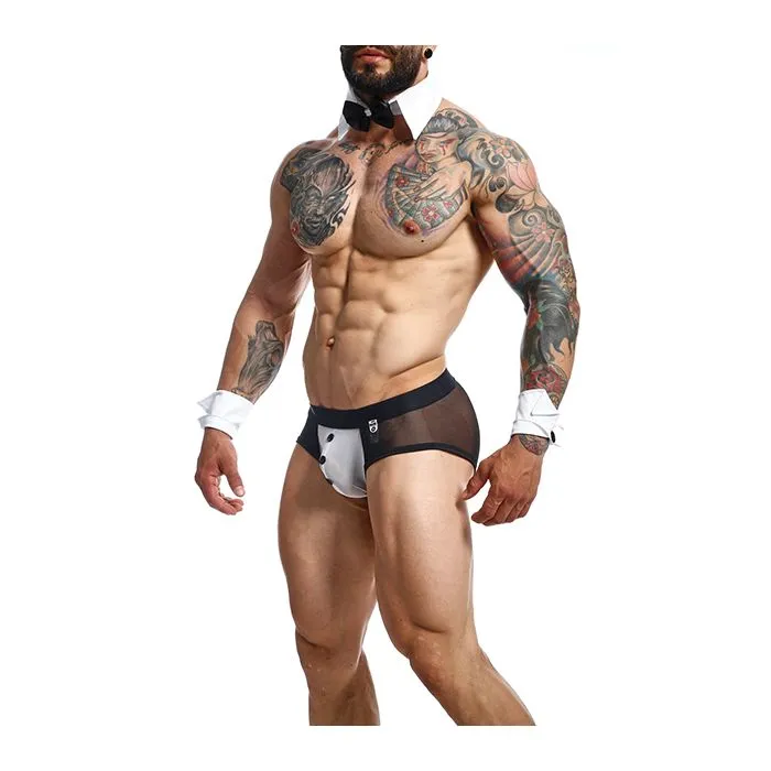 Female Sex Toys Male Basics MOB Maitre D Brief Bow French Cuffs Sexy Costume All Sizes
