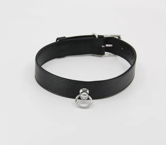 Love in Leather Silver Tipped Soft Flat Leather Adjustable Collar and Lead Set Love in Leather Restraints