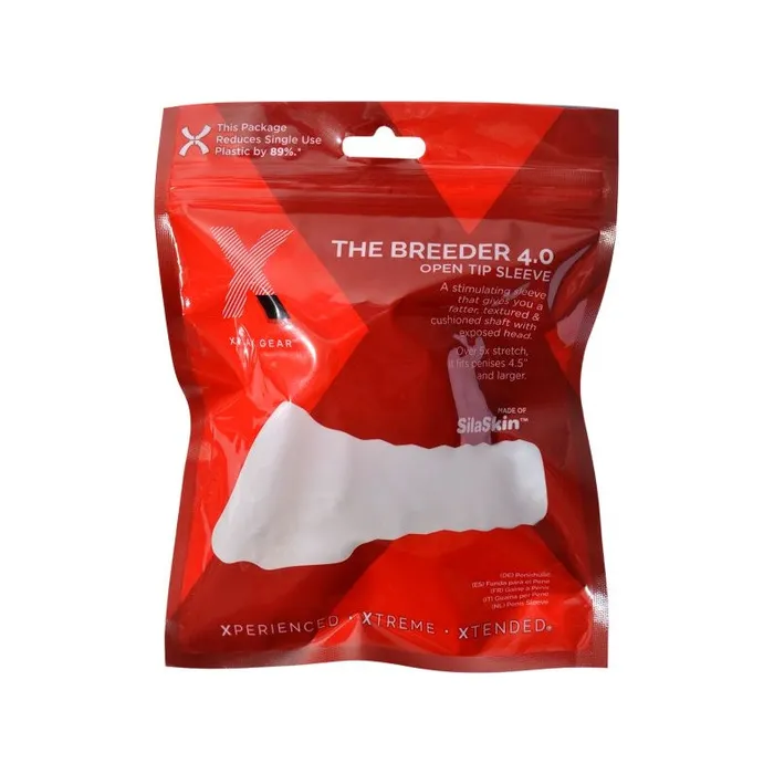 PerfectFit Male Sex Toys The XPlay Breeder 40 Sleeve Clear