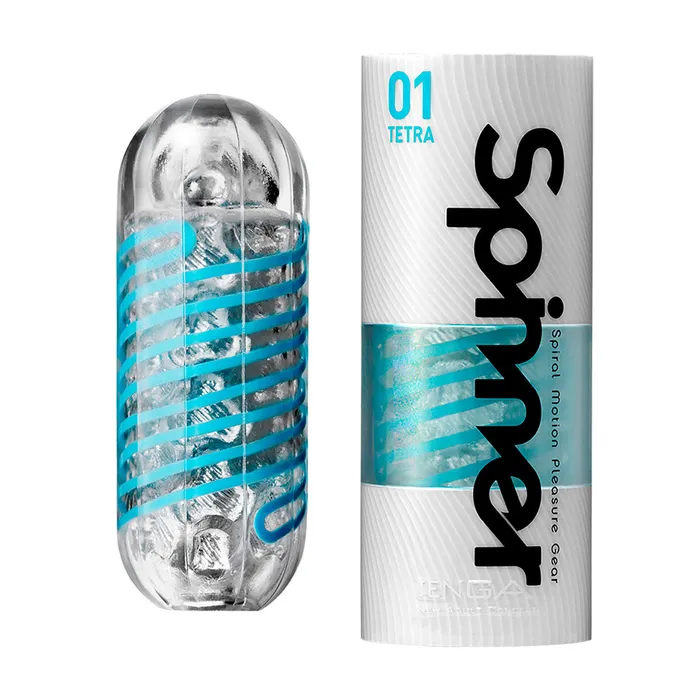 TENGA Fliphole Tenga SPINNER TETRA Textured Male Masturbator Male Sex Toys