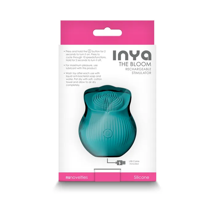 Vibrators nsnovelties Inya the Bloom Teal Vibrators nsnovelties Inya the Bloom Teal
